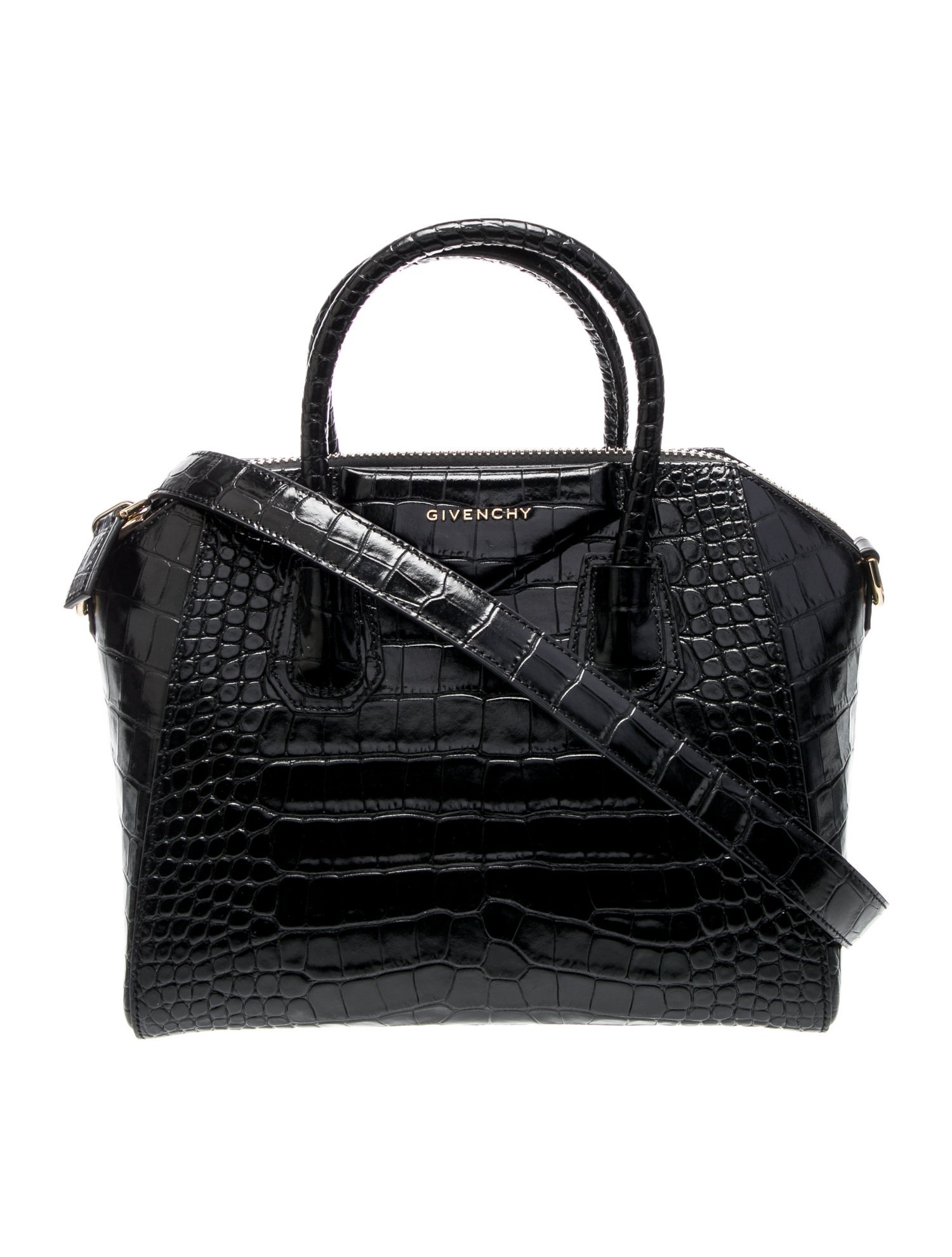 Givenchy Embossed Leather Top Handle Bag