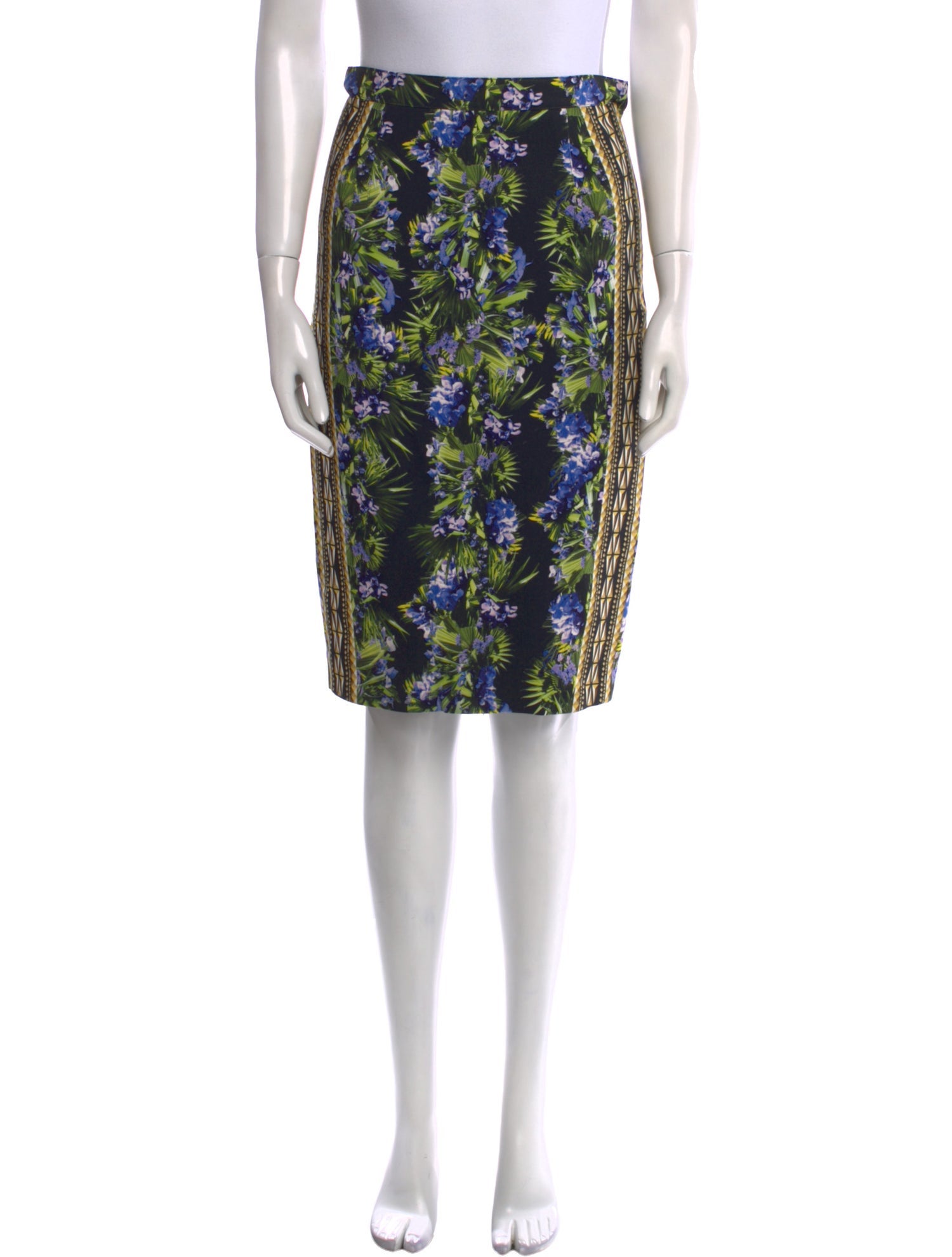 Givenchy Floral Print Knee-Length Skirt