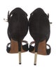 Givenchy Suede Cutout Accent Sandals