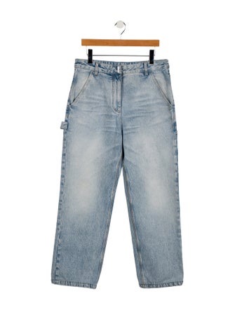 Givenchy High-Rise Wide Leg Jeans