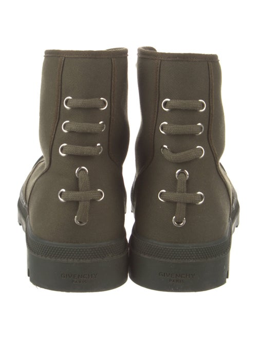 Givenchy Canvas Combat Boots