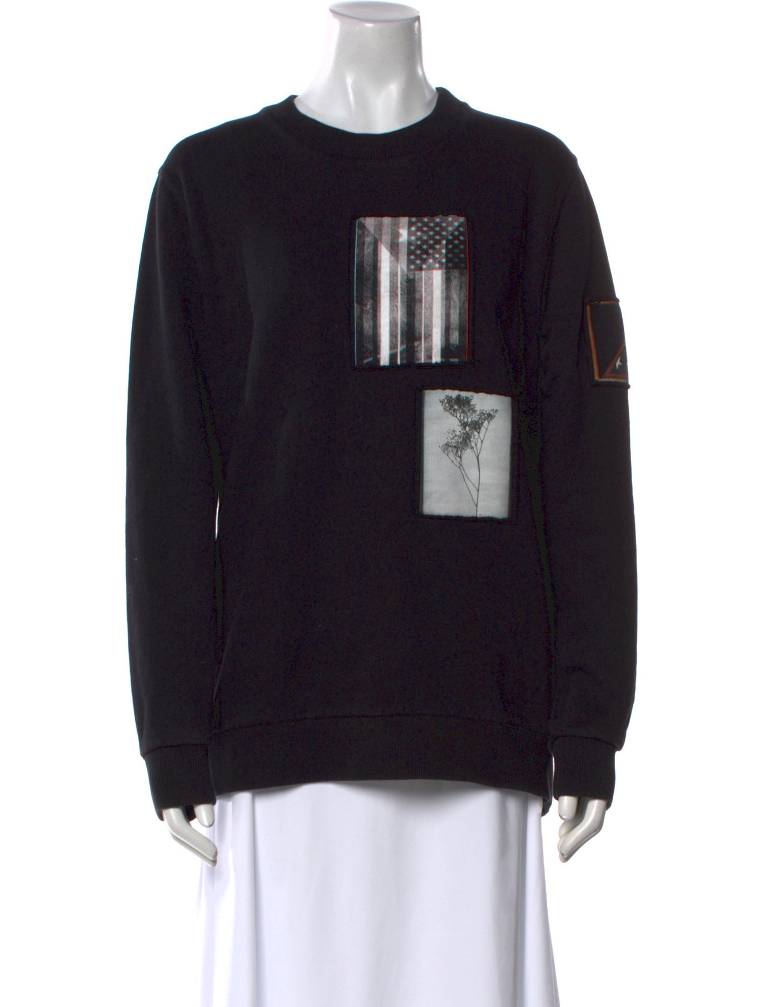 Givenchy Graphic Print Crew Neck Sweatshirt
