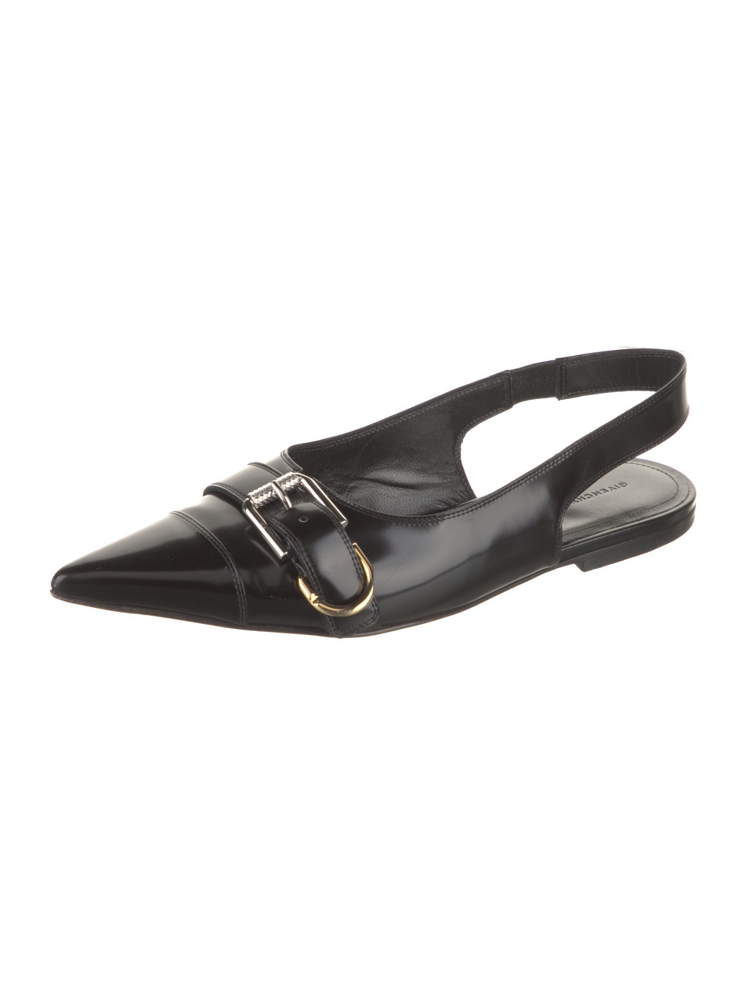Givenchy Leather Slingback Flats