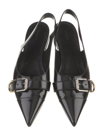Givenchy Leather Slingback Flats