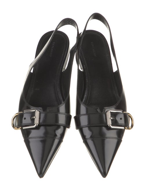 Givenchy Leather Slingback Flats