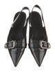 Givenchy Leather Slingback Flats
