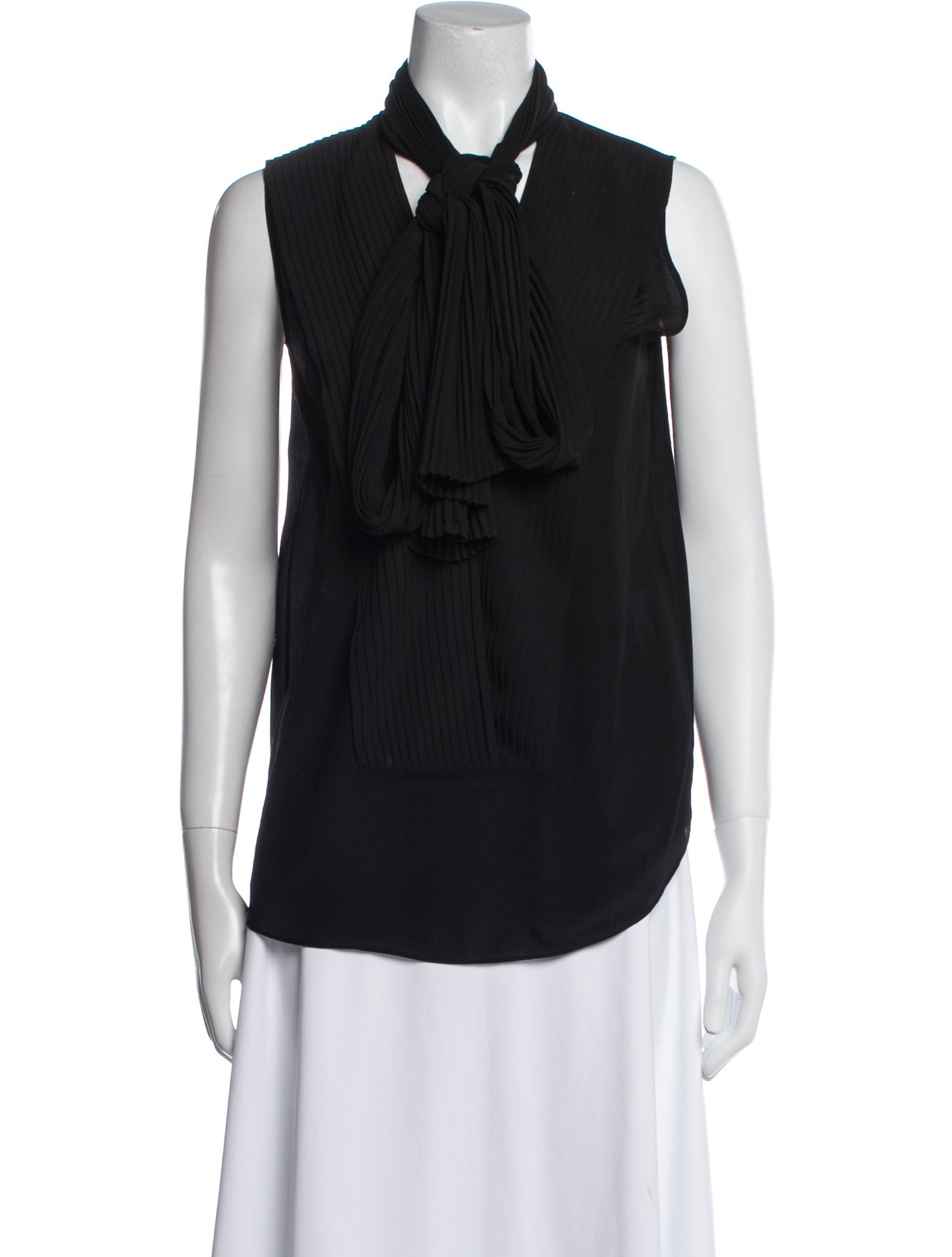 Givenchy Silk V-Neck Blouse