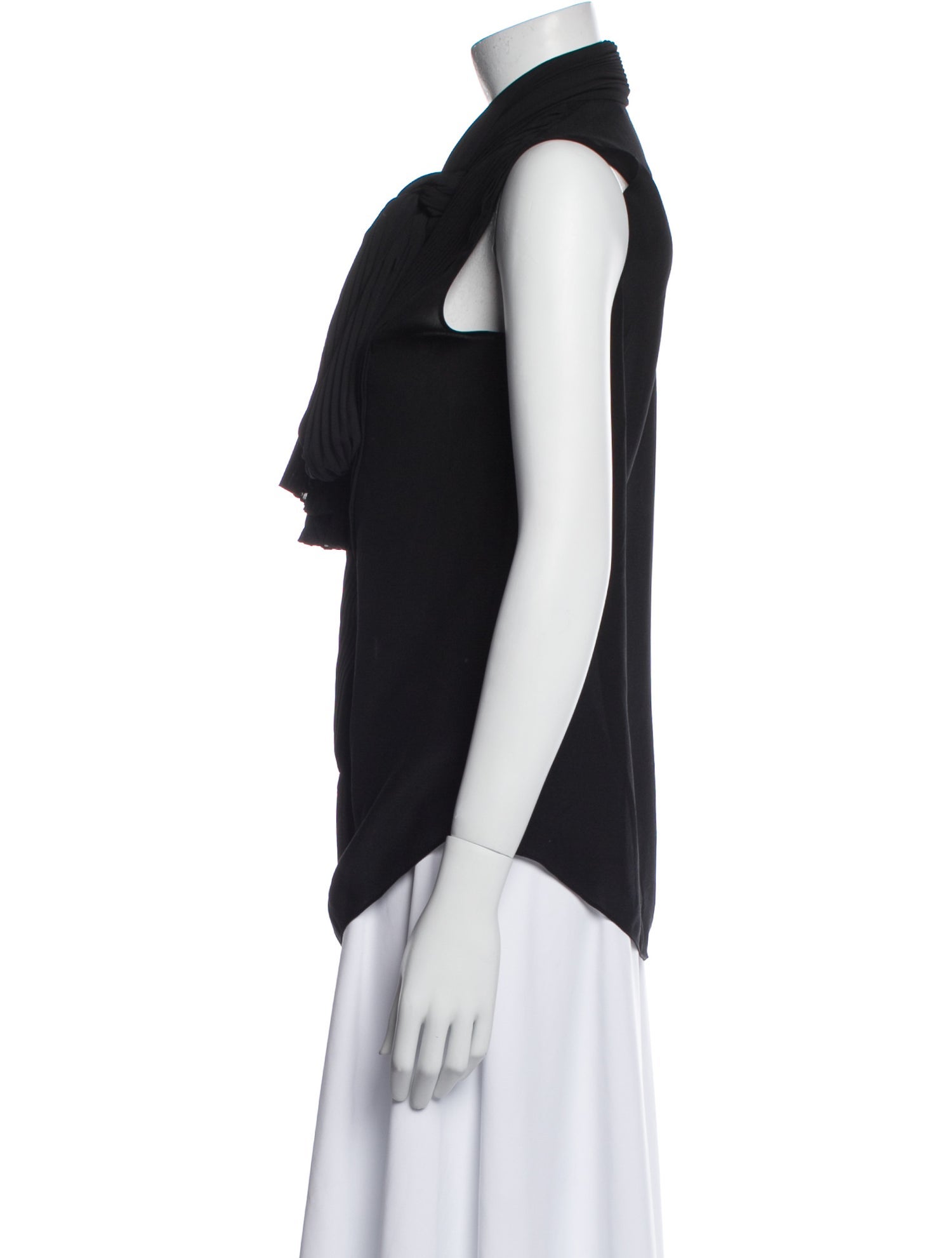 Givenchy Silk V-Neck Blouse