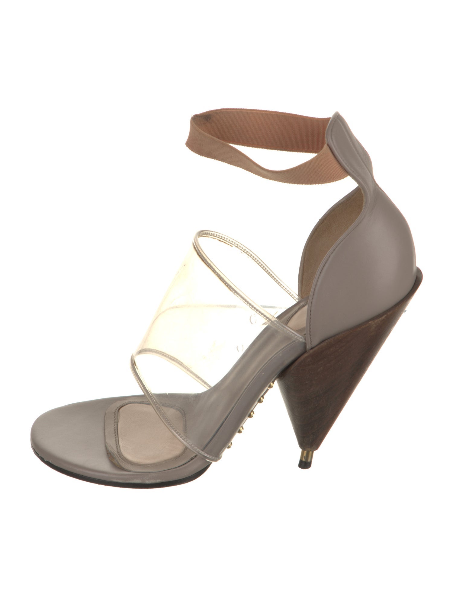 Givenchy Leather Colorblock Pattern Sandals