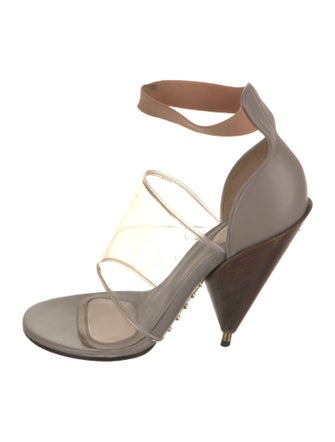 Givenchy Leather Colorblock Pattern Sandals