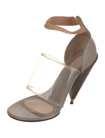 Givenchy Leather Colorblock Pattern Sandals