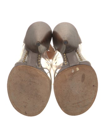 Givenchy Leather Colorblock Pattern Sandals