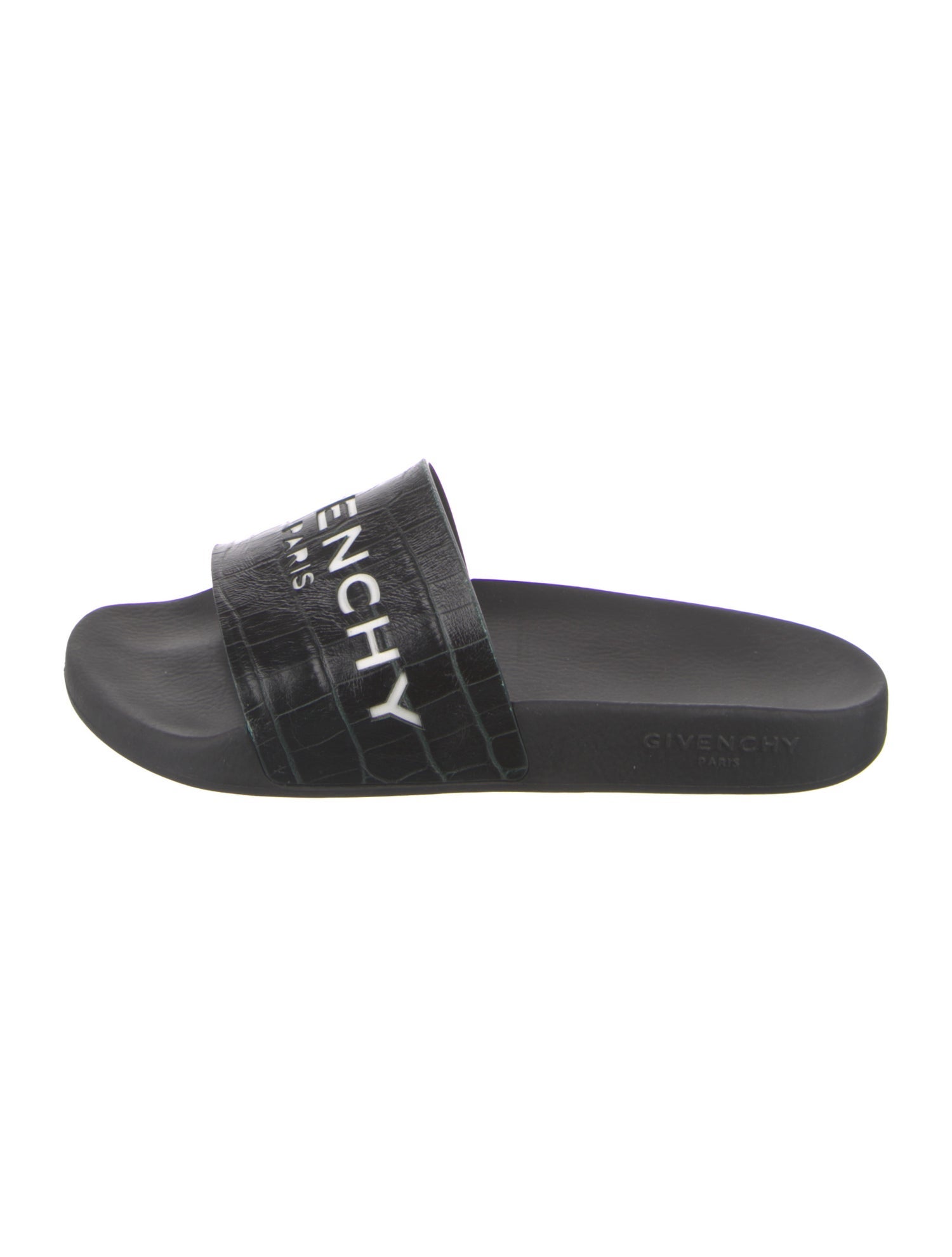 Givenchy Crocodile Printed Slides