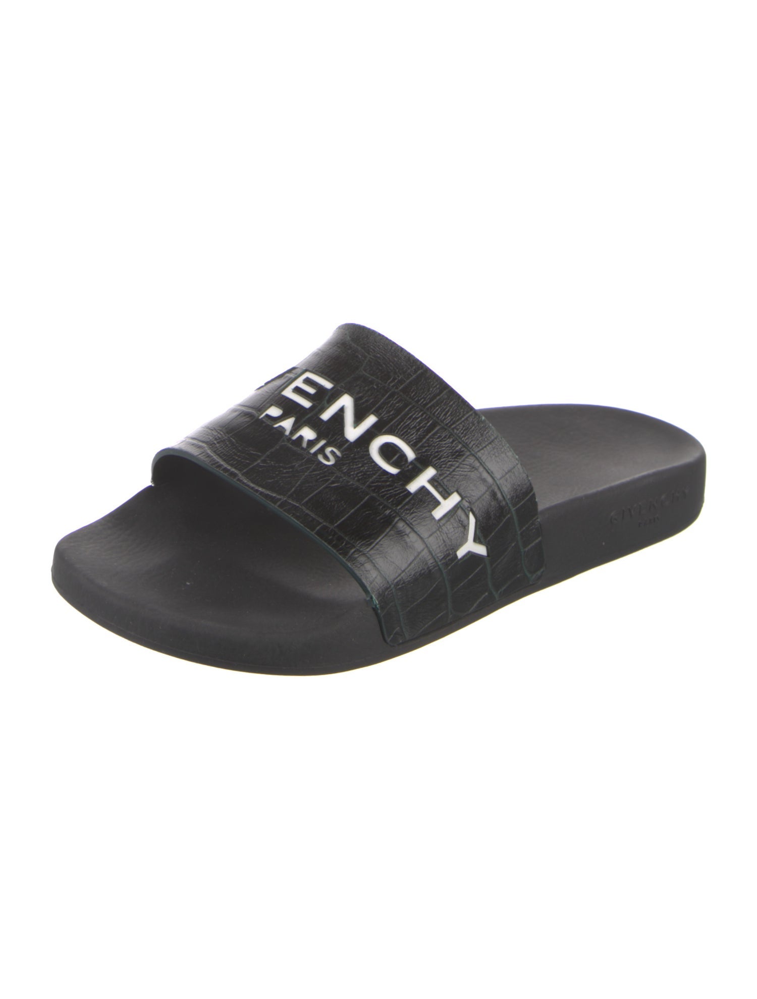 Givenchy Crocodile Printed Slides