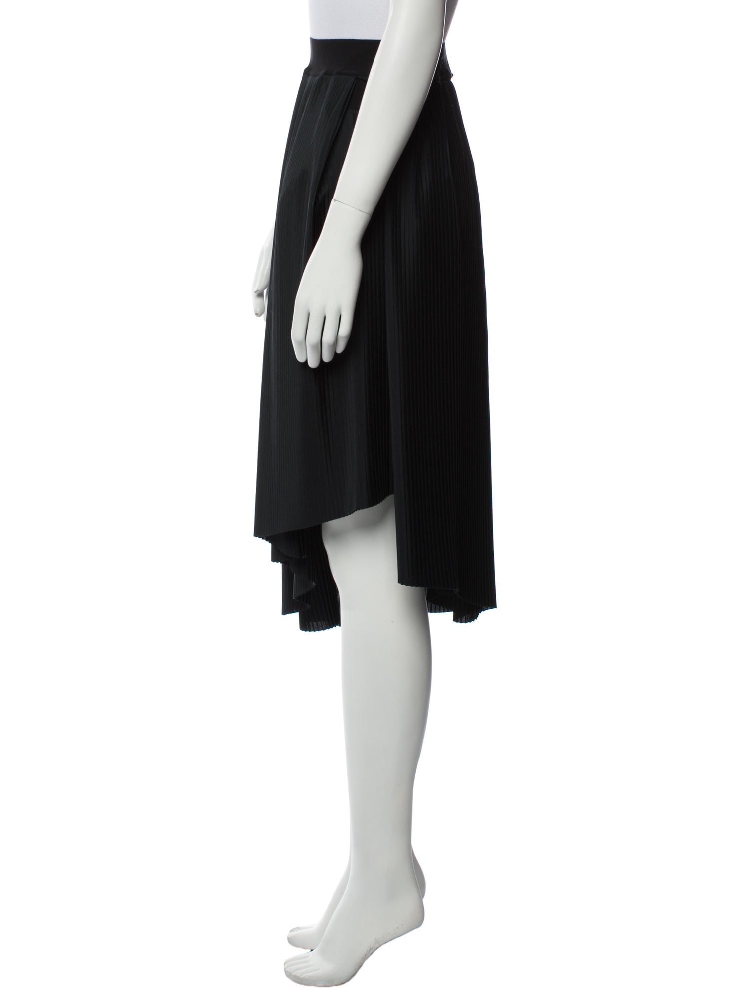 Givenchy Pleated Accents Midi Length Skirt