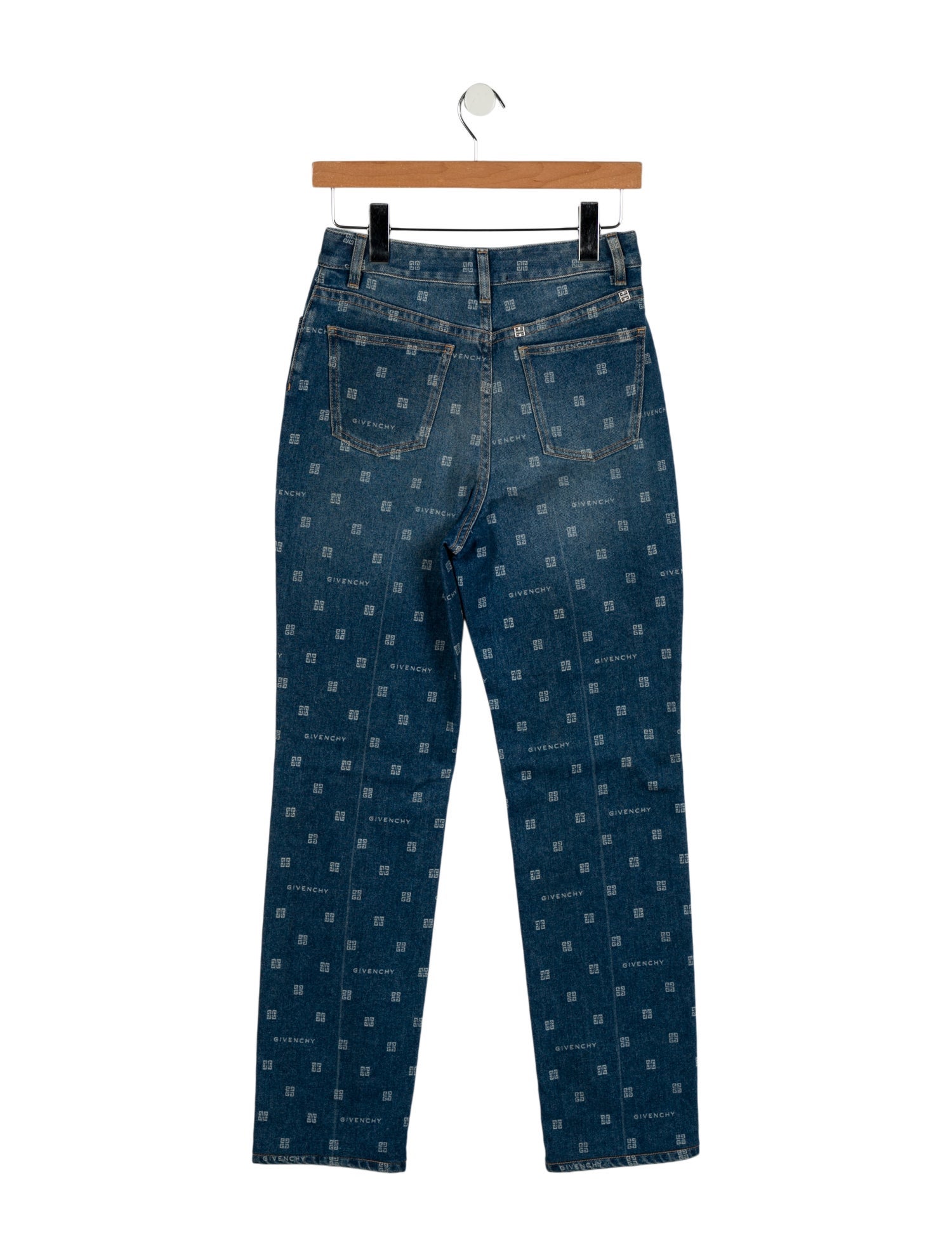 Givenchy High-Rise Straight Leg Jeans