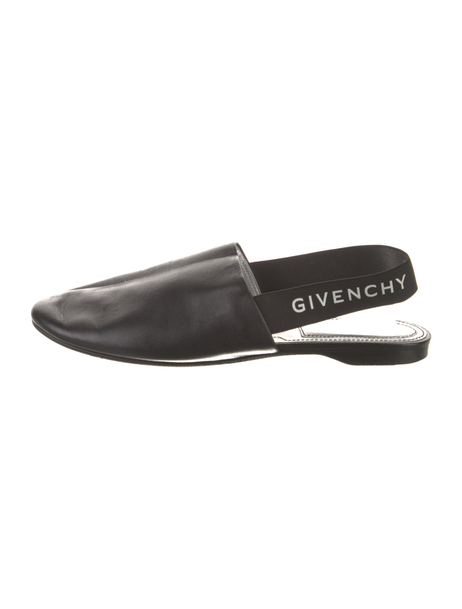 Givenchy Leather Slingback Flats