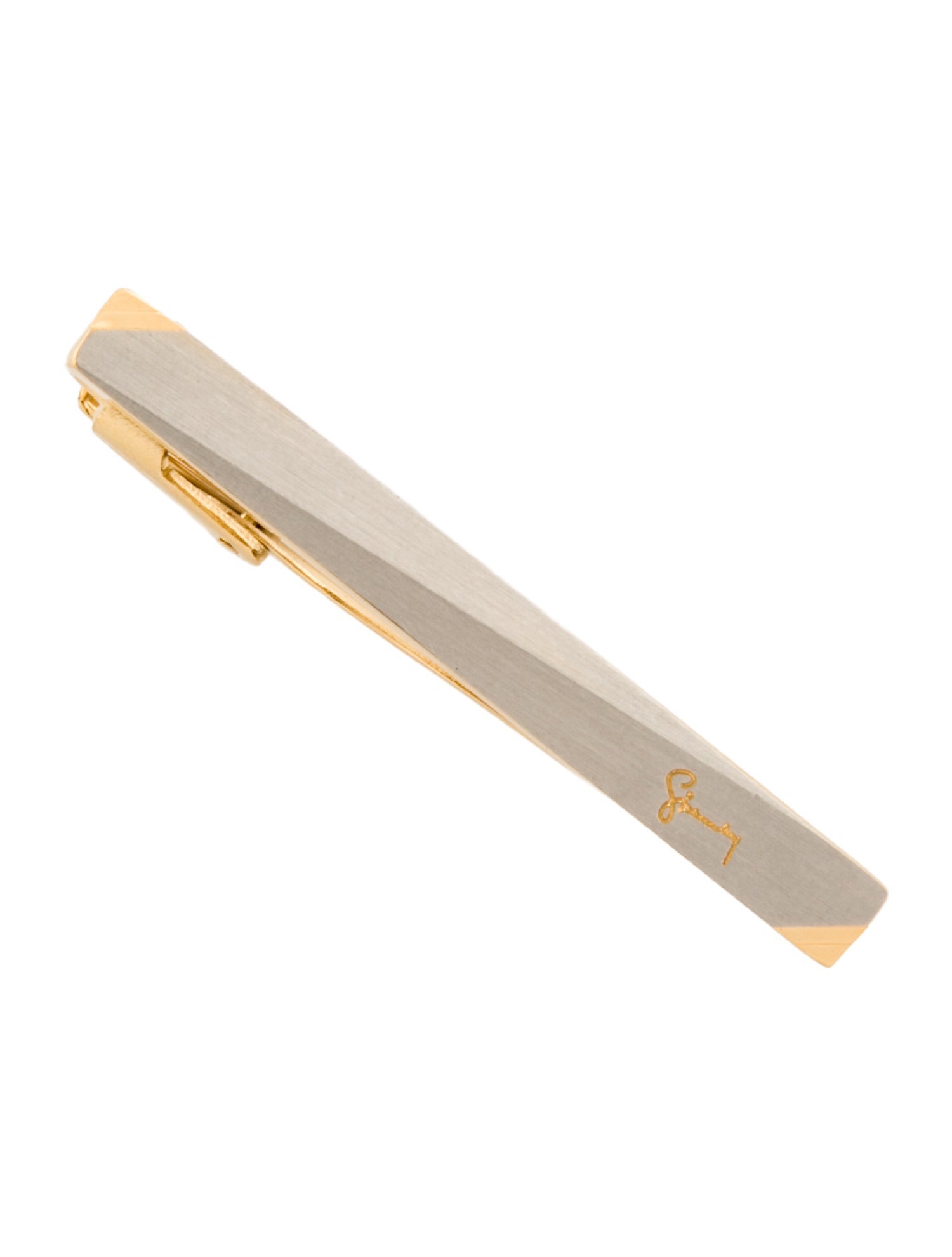 Givenchy Two-Tone Signature Tie Clip
