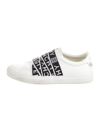 Givenchy Leather Graphic Print Sneakers
