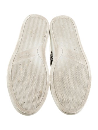 Givenchy Leather Graphic Print Sneakers