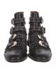Givenchy Leather Studded Accents Combat Boots