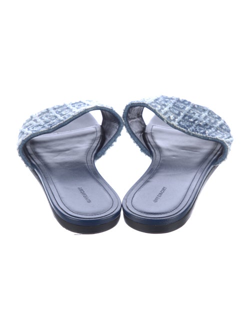 Givenchy Denim Printed Slides