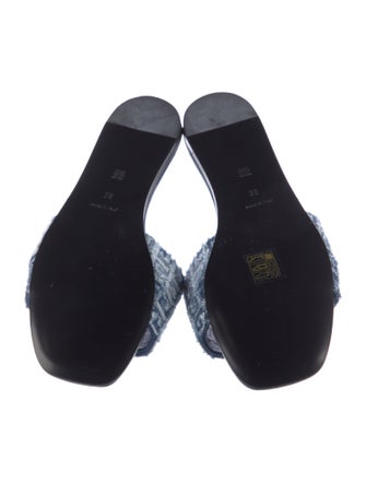Givenchy Denim Printed Slides