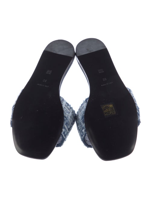 Givenchy Denim Printed Slides