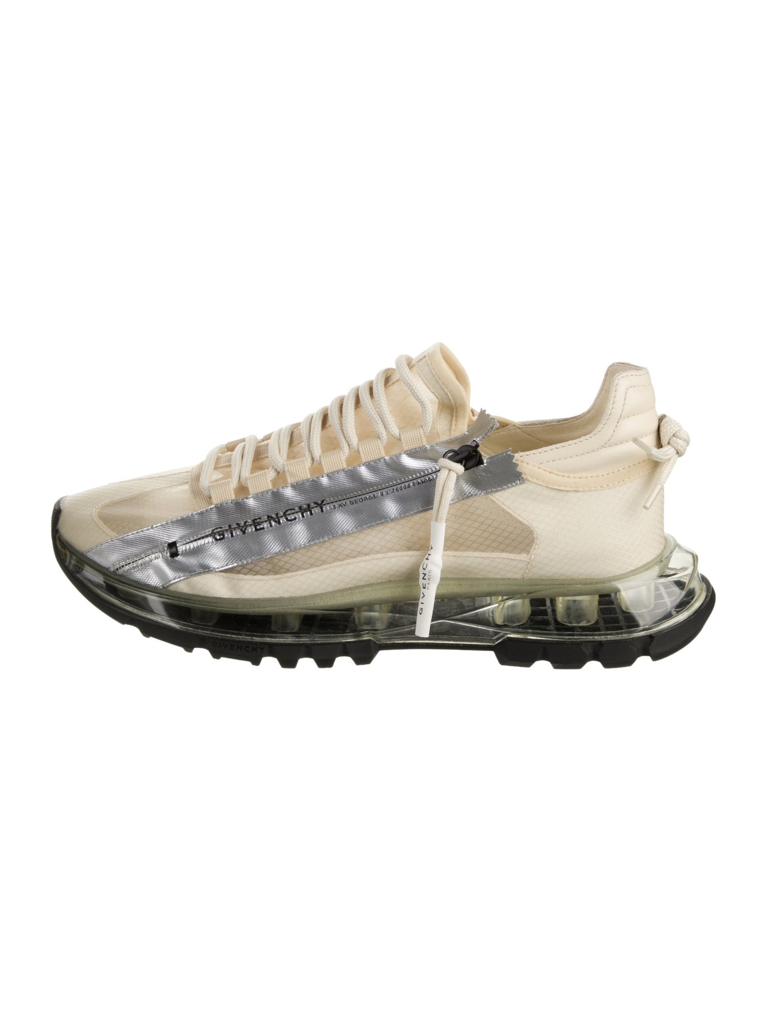 Givenchy Leather Printed Athletic Sneakers