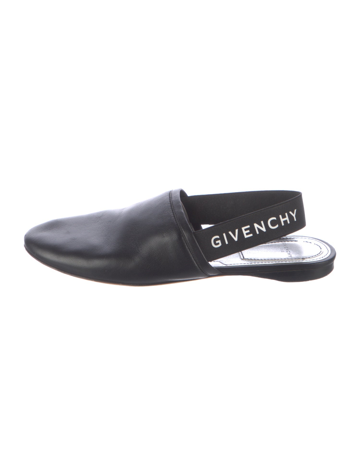Givenchy Leather Slingback Flats