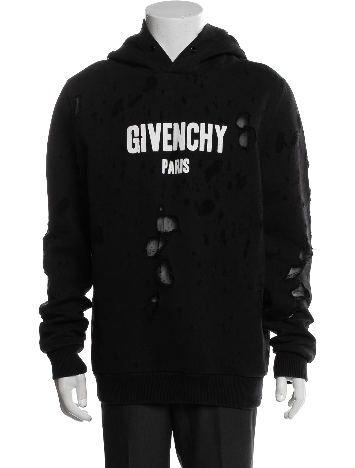 Givenchy Graphic Print Crew Neck Hoodie