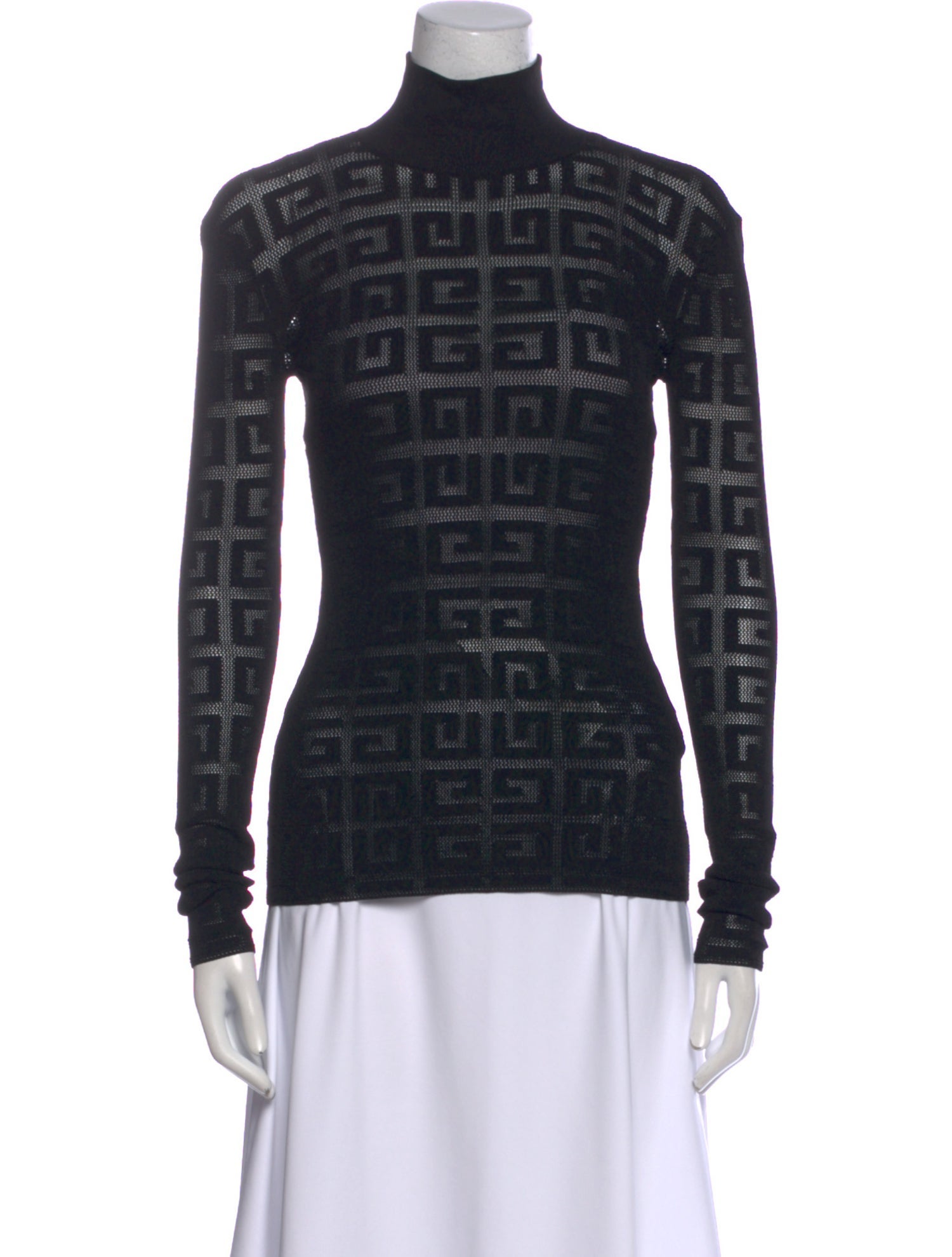 Givenchy Printed Turtleneck Top
