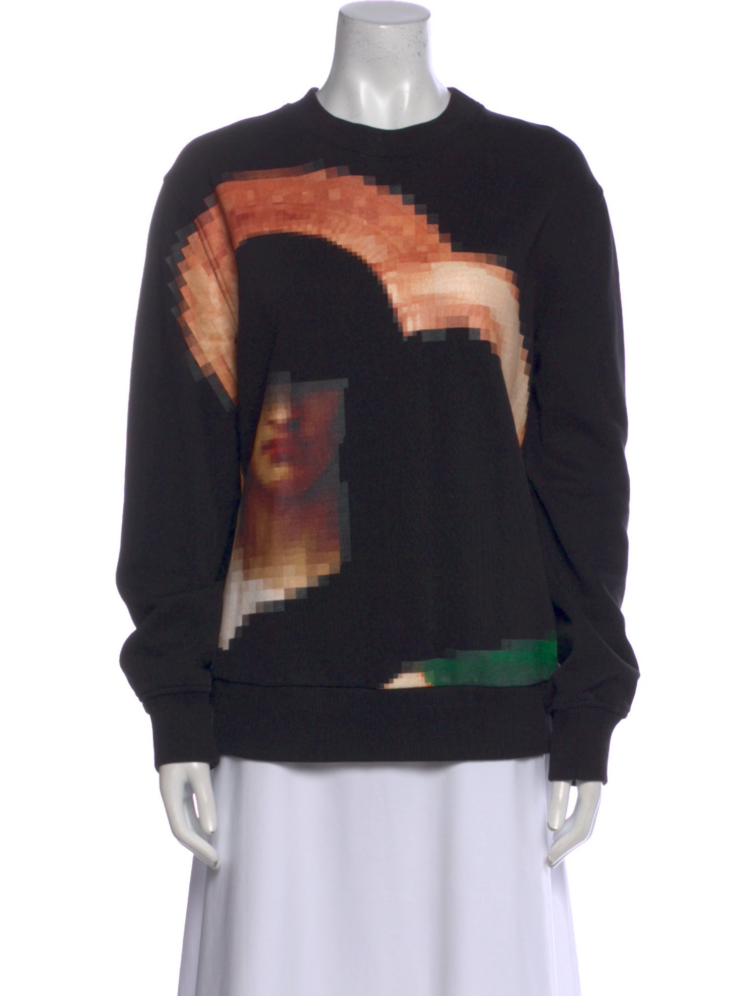 Givenchy Graphic Print Crew Neck Sweatshirt