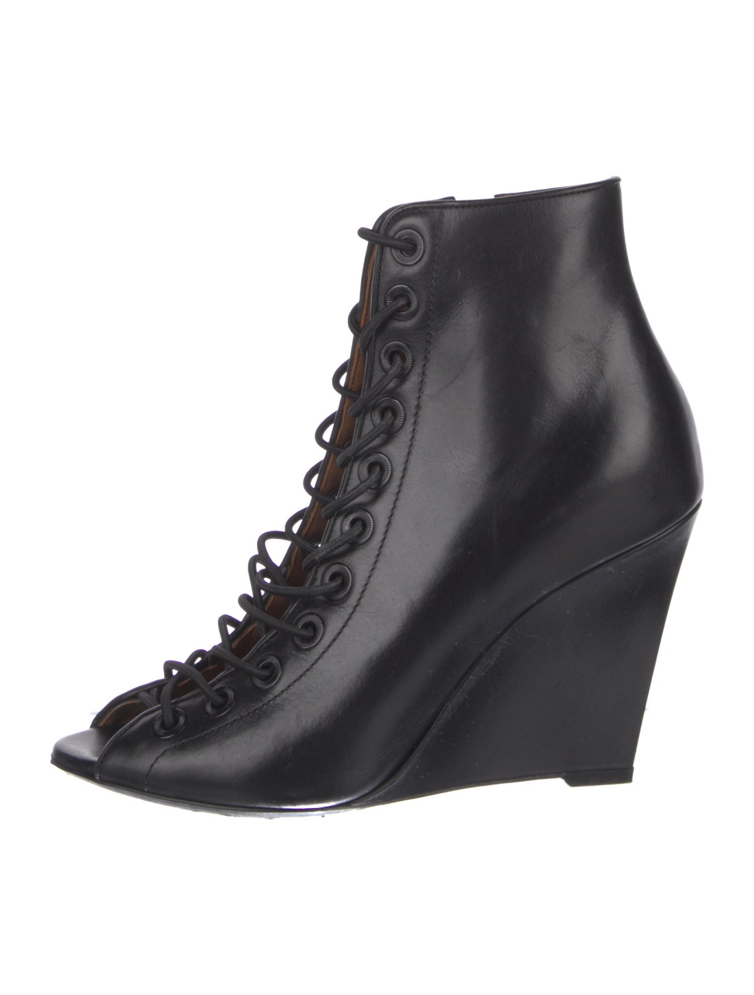 Givenchy Leather Cutout Accent Pumps