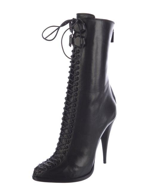 Givenchy Leather Lace-Up Boots