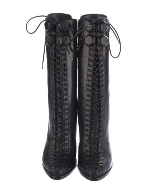 Givenchy Leather Lace-Up Boots