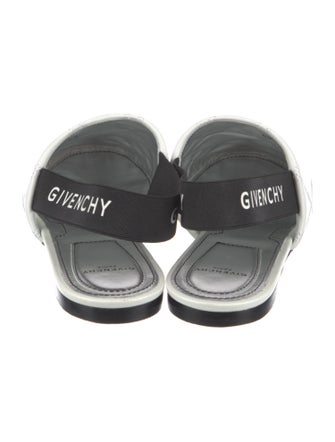 Givenchy Quilted Pattern Leather Slingback Flats