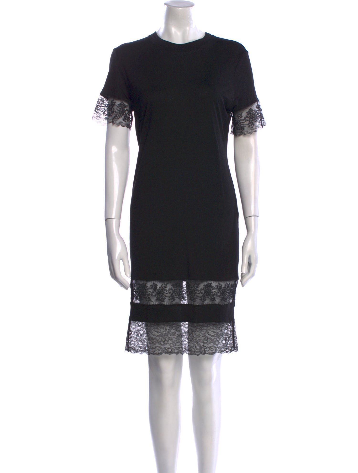 Givenchy Crew Neck Knee-Length Dress