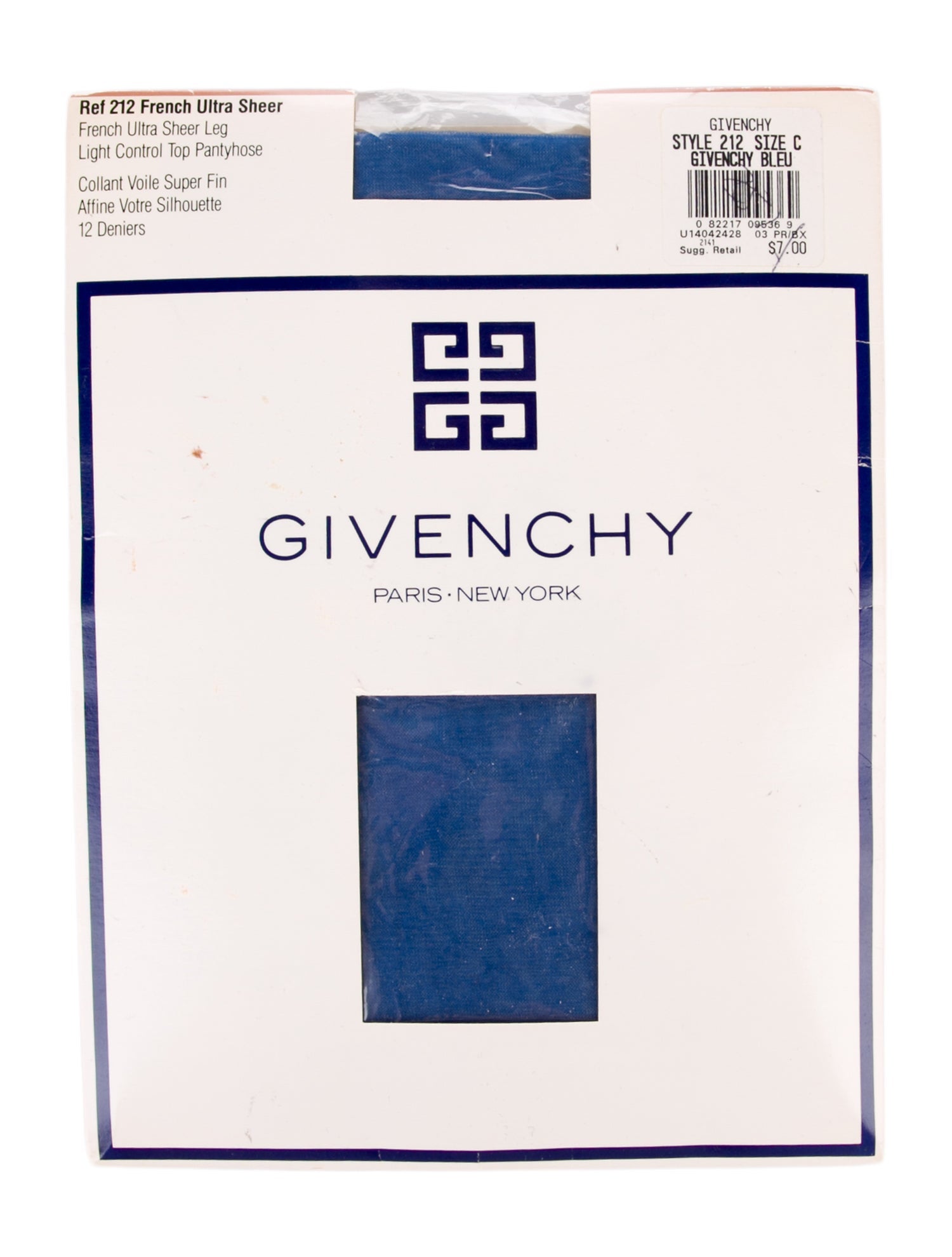 Givenchy Ultra Sheer Control Top Tights w/Tags