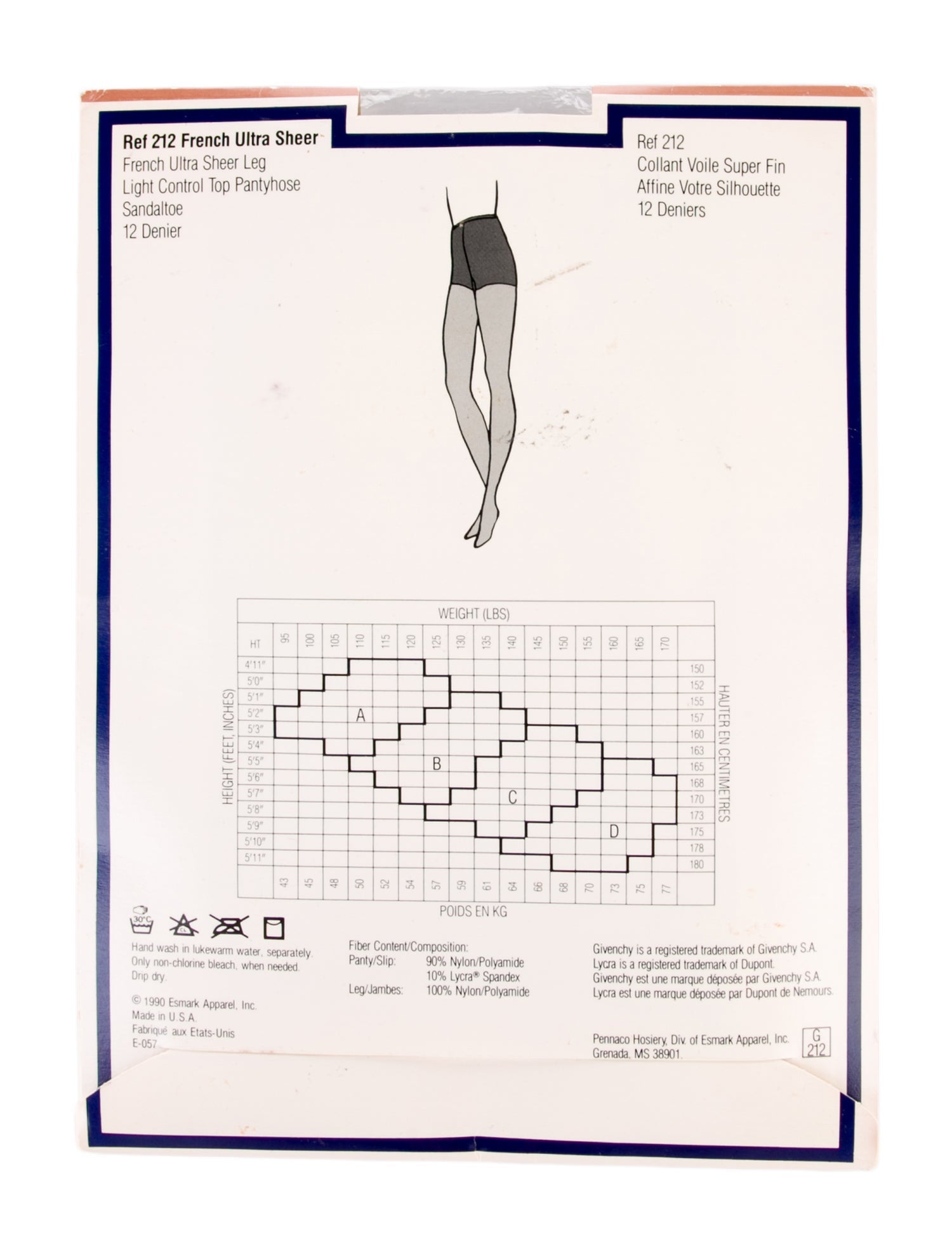 Givenchy Ultra Sheer Control Top Tights w/Tags