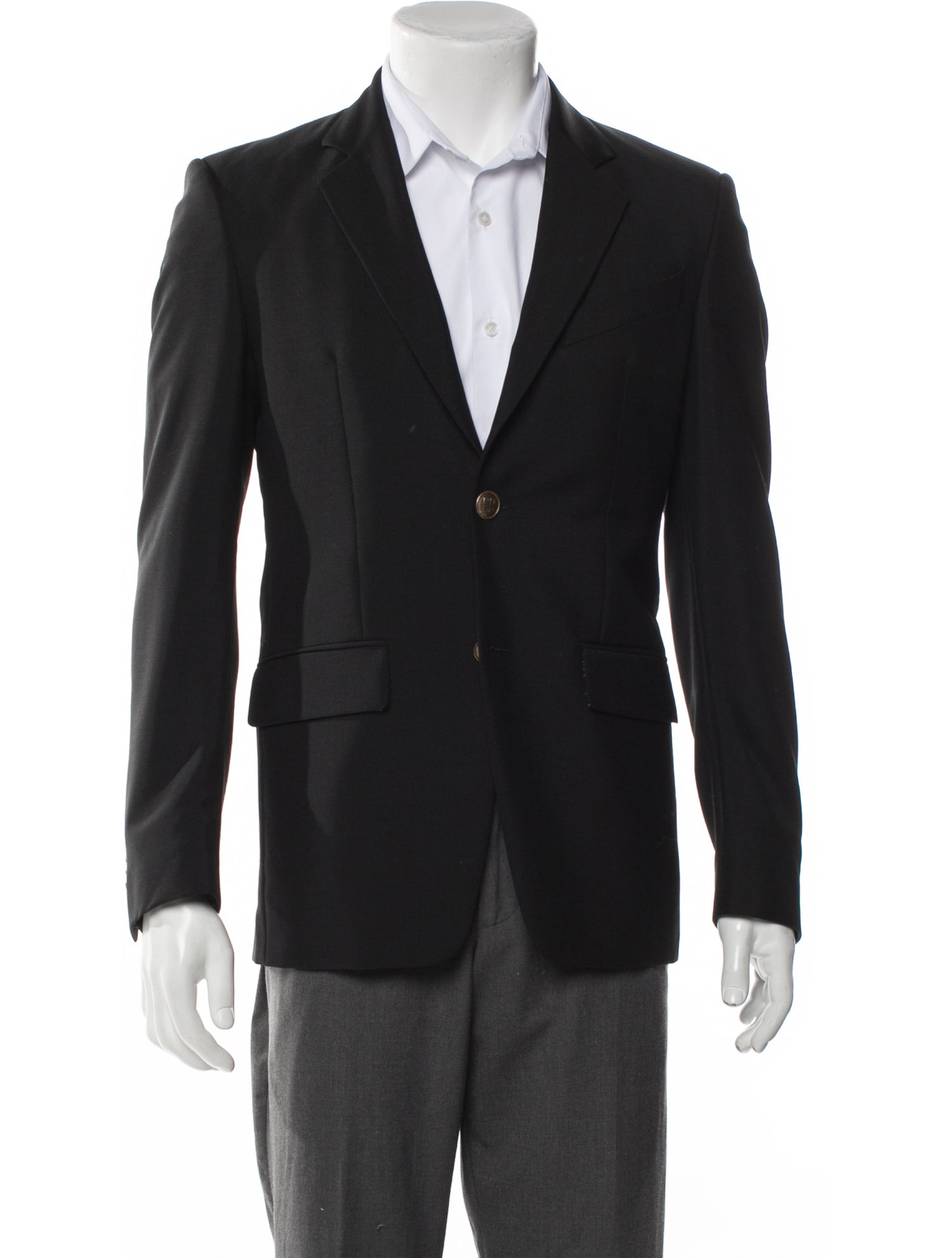 Givenchy Wool Chain-Link Accents Blazer