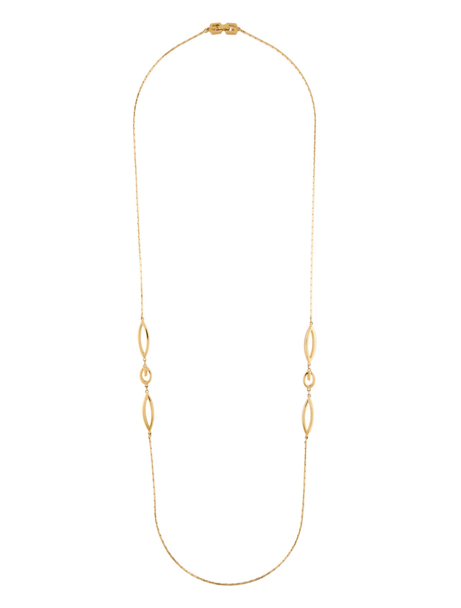 Givenchy Vintage Station 'G' Necklace