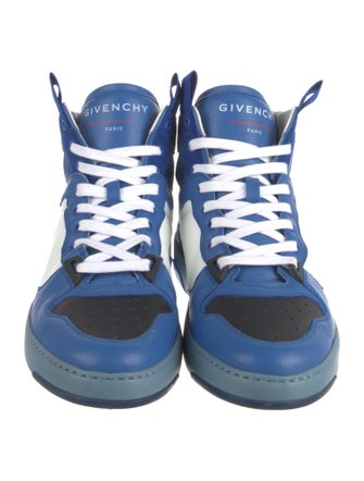 Givenchy Leather Colorblock Pattern Sneakers