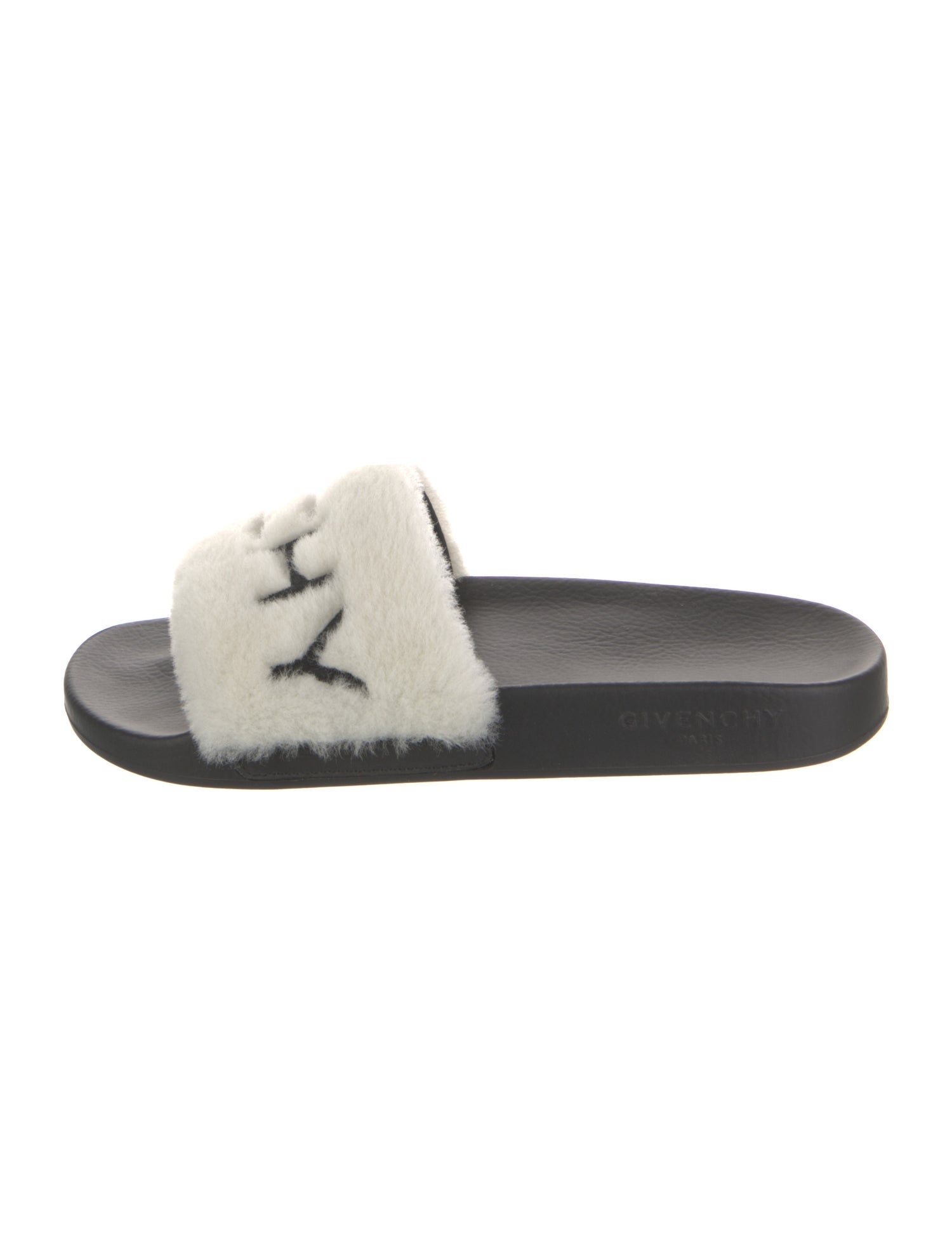 Givenchy Faux Fur Slides