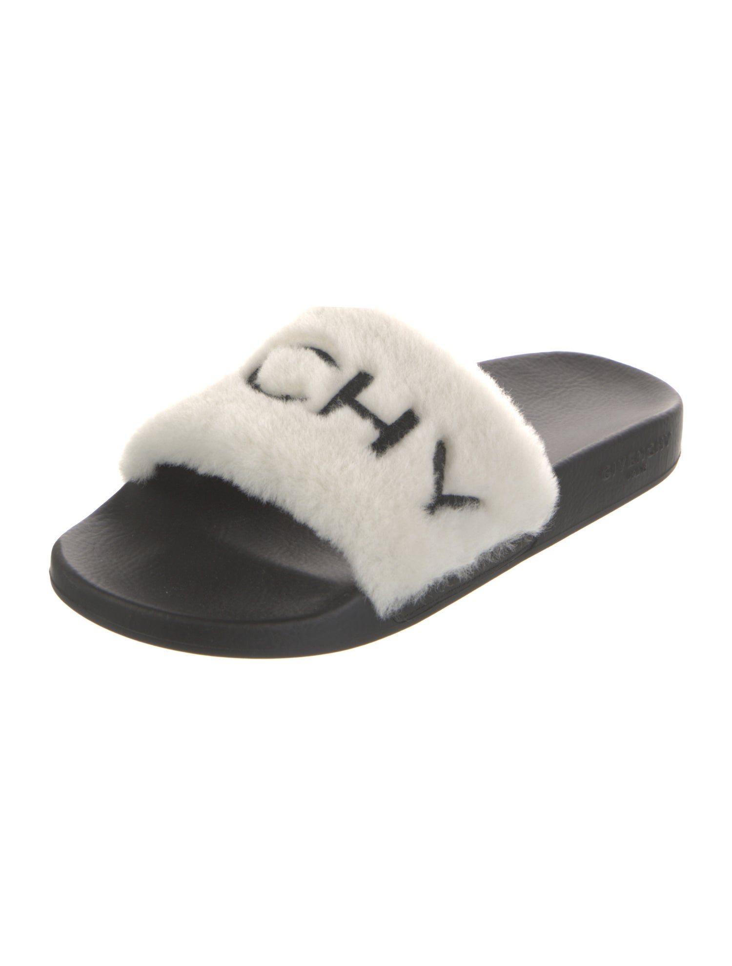 Givenchy Faux Fur Slides