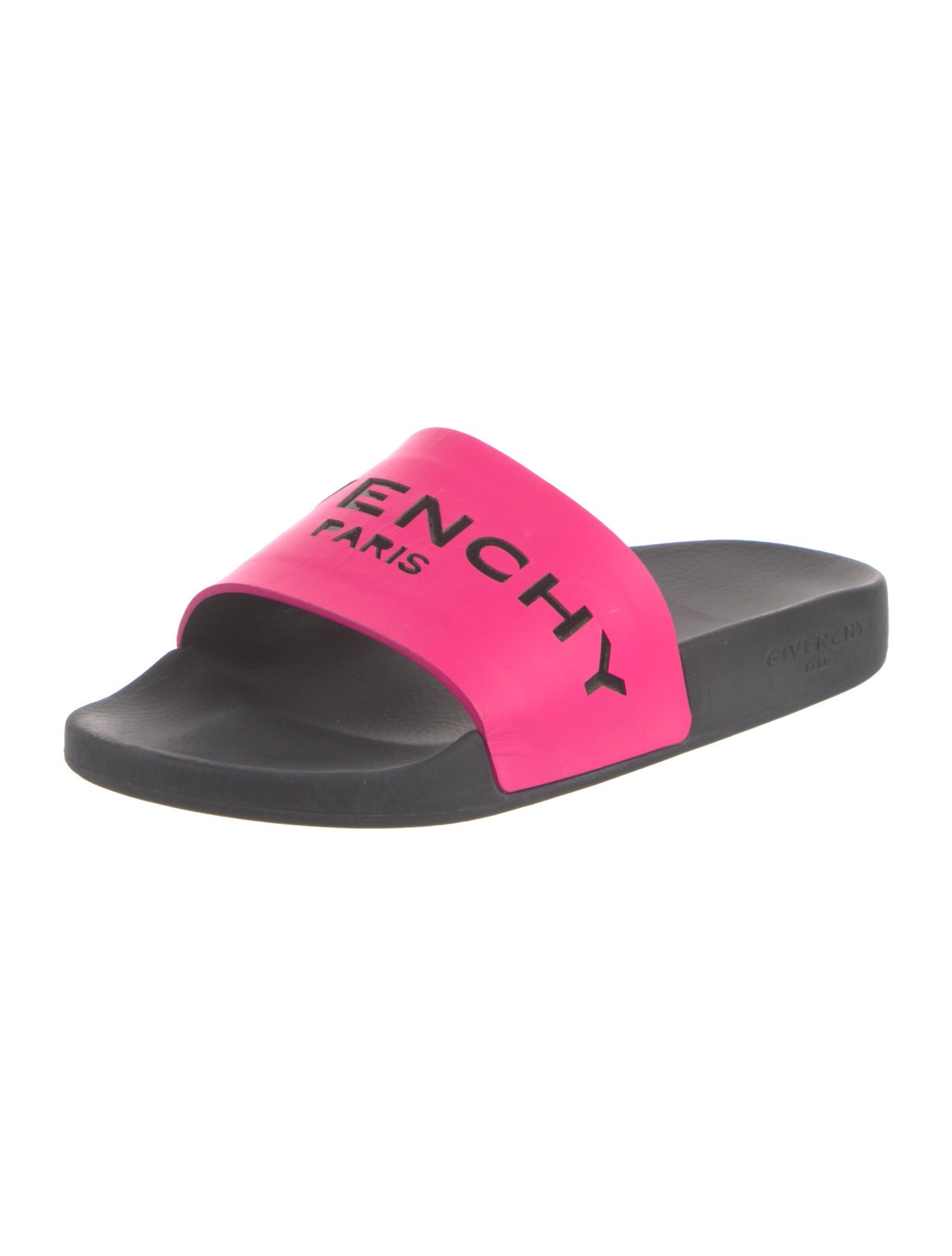 Givenchy Leather Lasercut Accents Slides