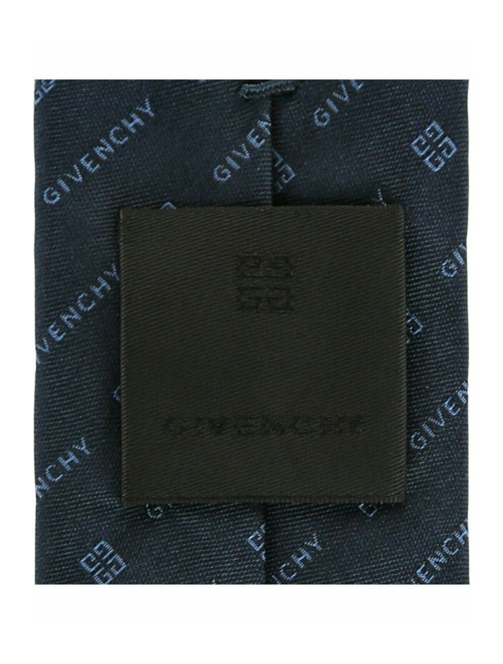 Givenchy Silk Blue Patterned Embroidered Accent - image 2