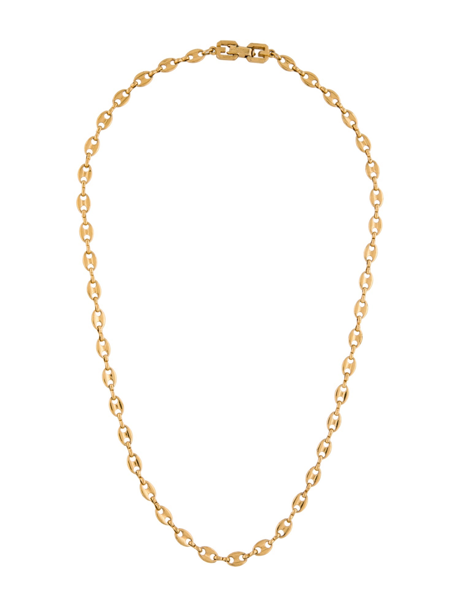 Givenchy Anchor Chain Link Necklace
