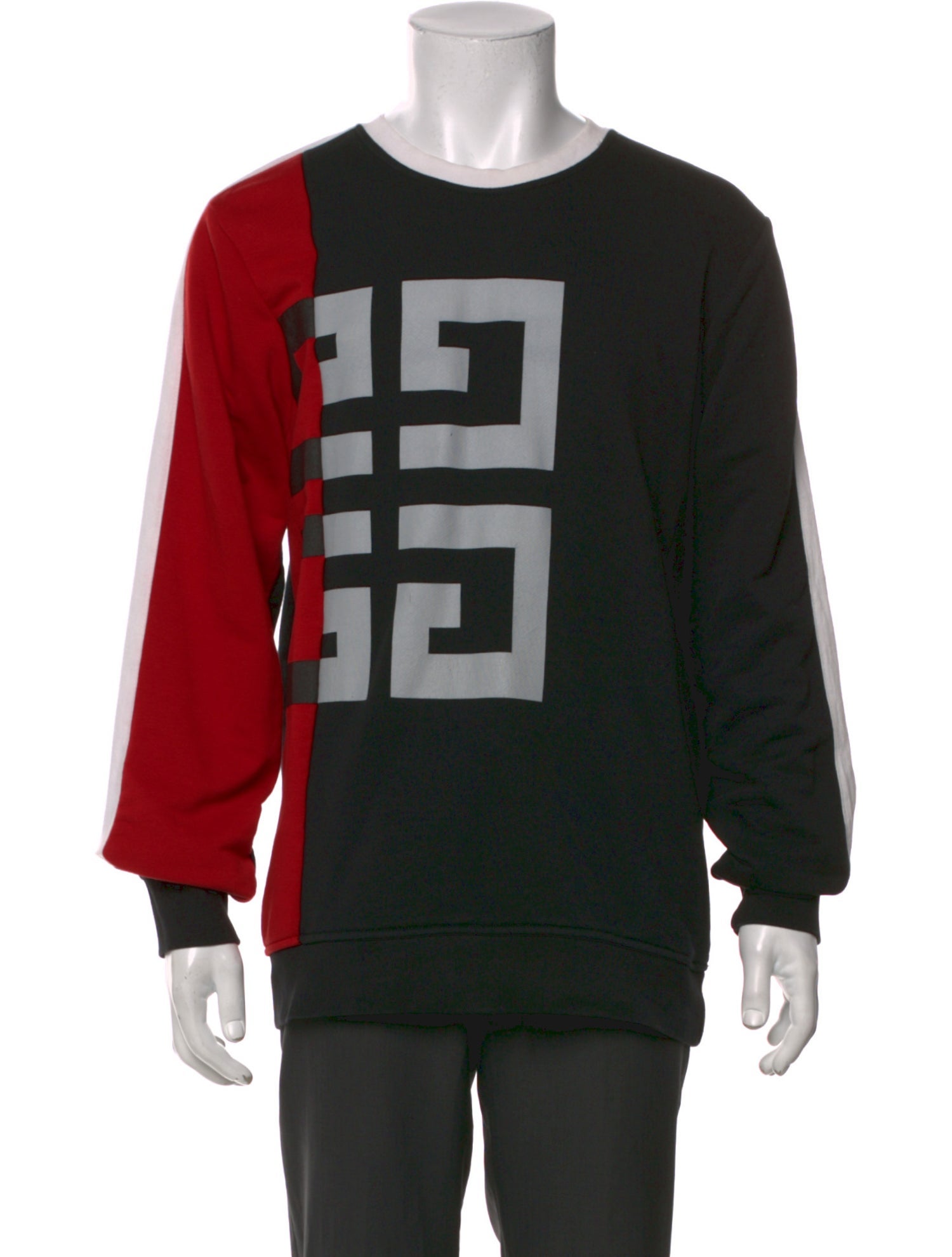 Givenchy Graphic Print Crew Neck Pullover