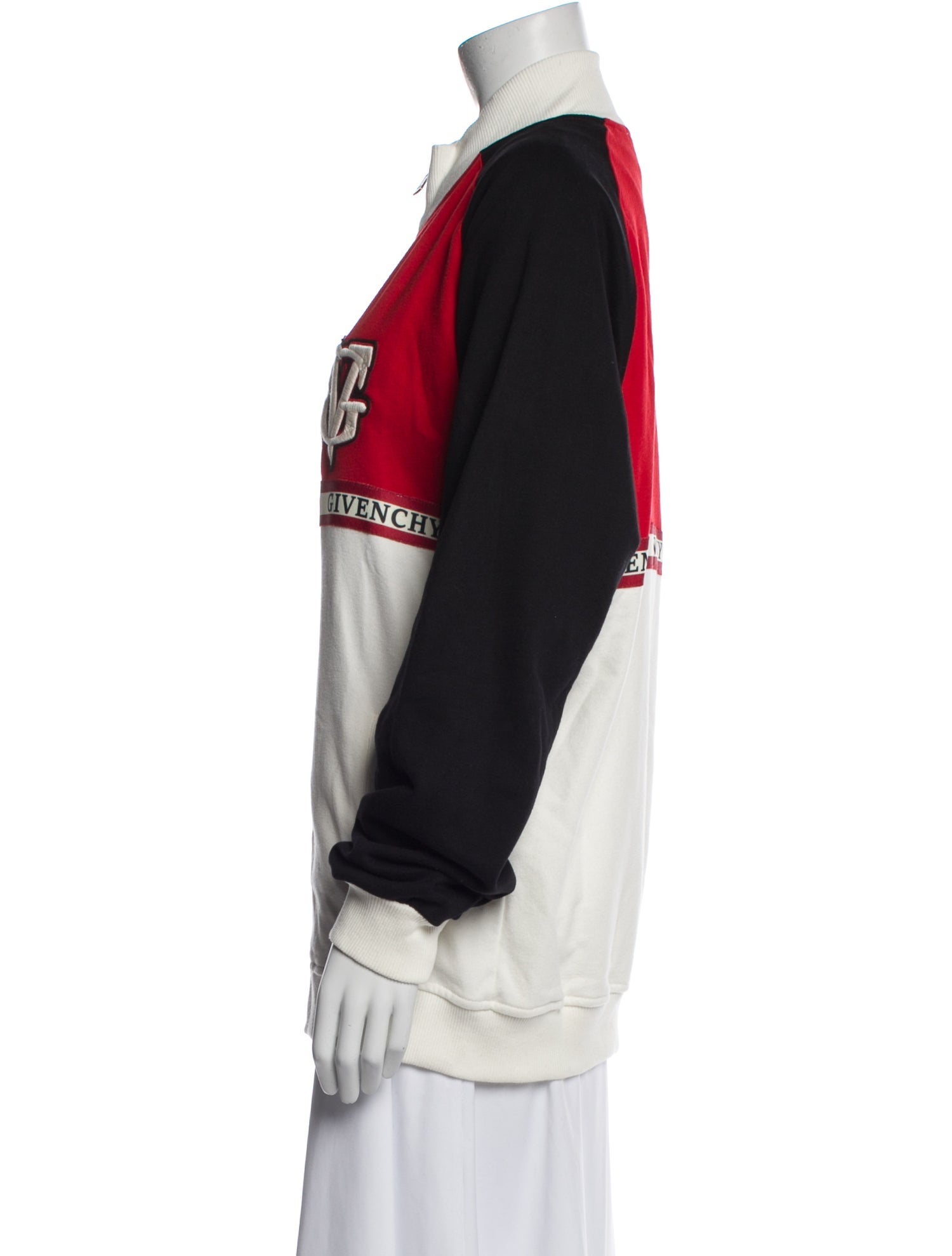 Givenchy Colorblock Pattern Bomber Jacket